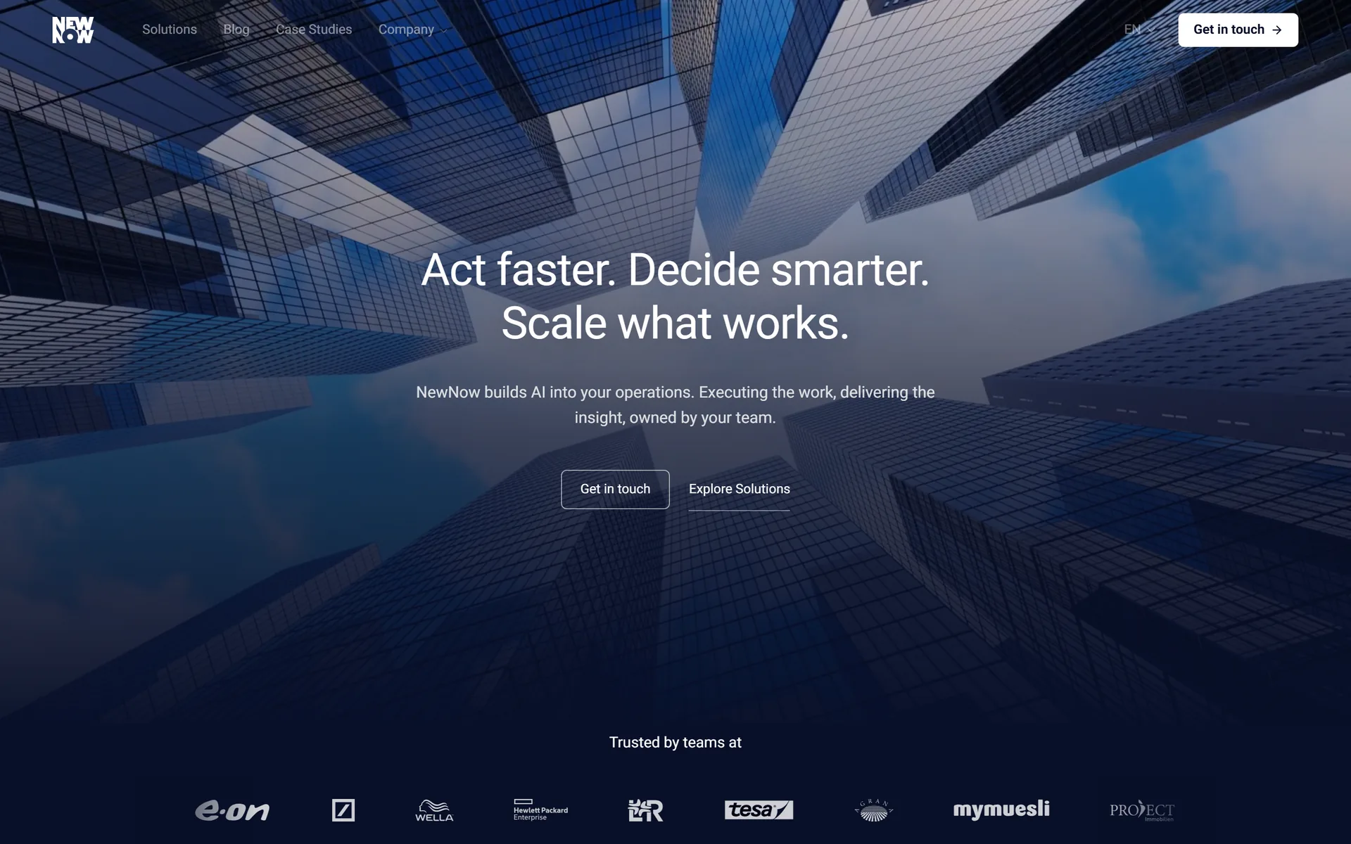 Site NewNow après refonte